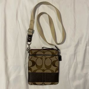 Coach Signature Crossbody Bag w/ Adjustable Strap